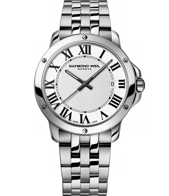 Raymond Weil Tango Herenhorloge Staal Saffier 42mm | Raymond Weil |  HorlogeOUTLET.nl