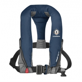 Crewfit reddingsvest 165N Sport automatic met harnas in rood, navy, zwart of blauw