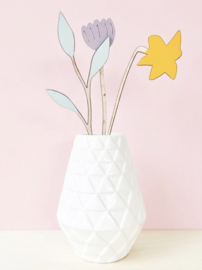 Houten boeketje narcis