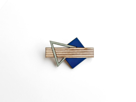 Romée broche blue- sage