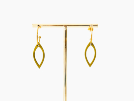 Else oorhangers olive- coral