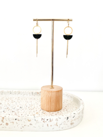 Nore oorhangers - black