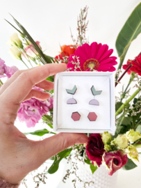 0orstekers 3-pack  sage - lavender - velvet rose
