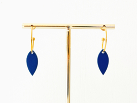 Else oorhangers fuchsia - blue