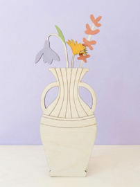 Houten boeketje krokus