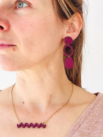 Wiam halsketting aubergine