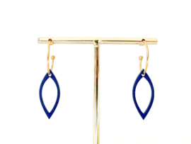 Else oorhangers blue- fuchsia
