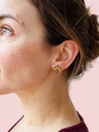 Lena oorstekertjes goud