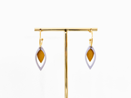 Else oorhangers lavender- gold