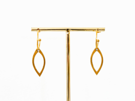 Else oorhangers black - gold