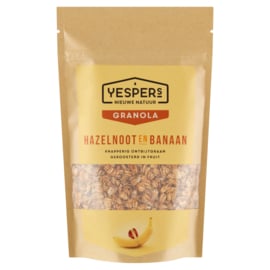 Yespers Granola: Hazelnoot & Banaan 400 g