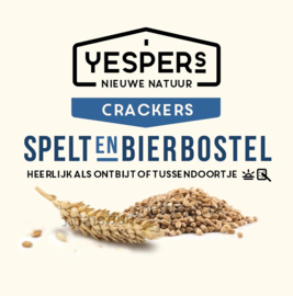 Yespers Crackers: Spelt & Bierbostel (8 crackers 175g)