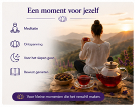 Blauwe Lotus thee - Hibiscus Munt