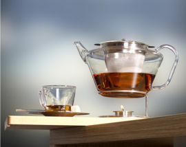 Trendglas Jena Theepot inclusief warmhouder 1.5 L - Voordeelset