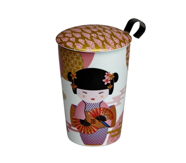 Theemok Teaeve  Dubbelwandig - Little Geisha Rose