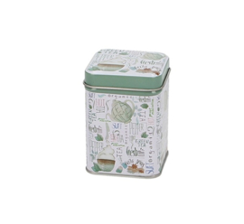 Theeblik vierkant Fresh Tea 50 gram
