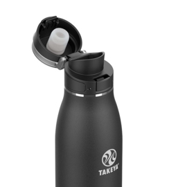 Takeya Traveler Thermosbeker 500 ml Onyx - FlipLock™ Deksel