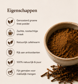 Hojicha Poeder Premium - Groene Thee