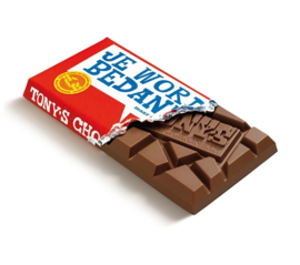 Tony's Chocolonely Chocolade -  Je wordt bedankt