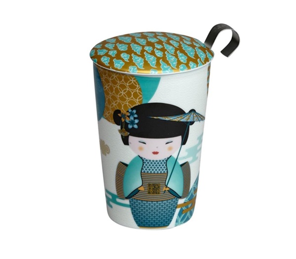 Theemok Teaeve  Dubbelwandig - Little Geisha Petrol