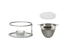 Trendglas Jena Theepot inclusief warmhouder 1.5 L - Voordeelset
