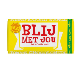 Tony's Chocolonely Chocolade -  Blij met jou