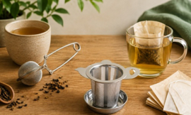 Thee-ei versus papieren filters