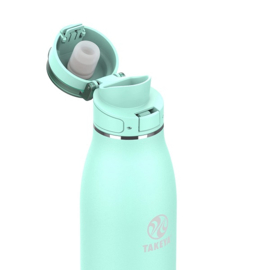 Takeya Traveler Thermosbeker 500 ml Aqua - FlipLock™ Deksel