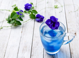 Blauwe Vlindererwt thee - Blue Butterfly Pea Flower tea - Kittelbloem