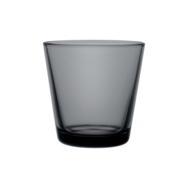 Iittala Kartio Glass 21cl donkergrijs