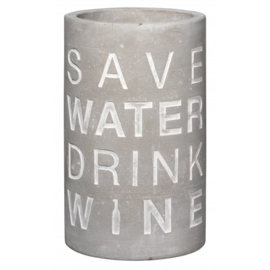 Räder wijnkoeler Save water drink wine