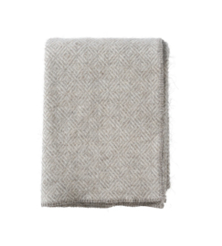 Klippan Plaid wol Diamonds Natural Beige