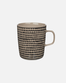 Marimekko Siirtolapuutarha Terra Black Mug 2,5 dl