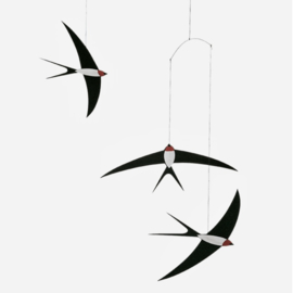 Flensted mobiel Flying Swallows 3  zwaluwen
