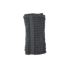 The Organic Company Big Waffle Hand Towel Dark Grey