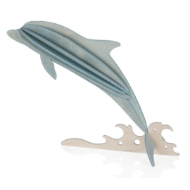 Lovi Dolphin houten dolfijn kaart - diverse kleuren