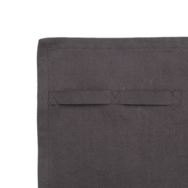 The Organic Company Dinner Napkin set Dark Grey