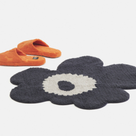 Marimekko Unikko Bath Mat Antraciet