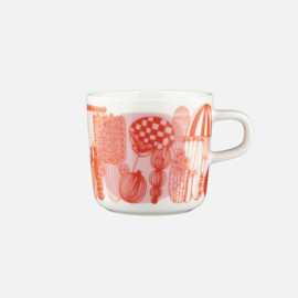 Marimekko Siirtolapuutarha Garden Red coffee cup 2 dl