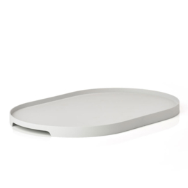 Zone Denmark Tray Singles Warm Grey 23 cm Oval