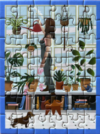 Vissevasse Mini Puzzel Plantlover