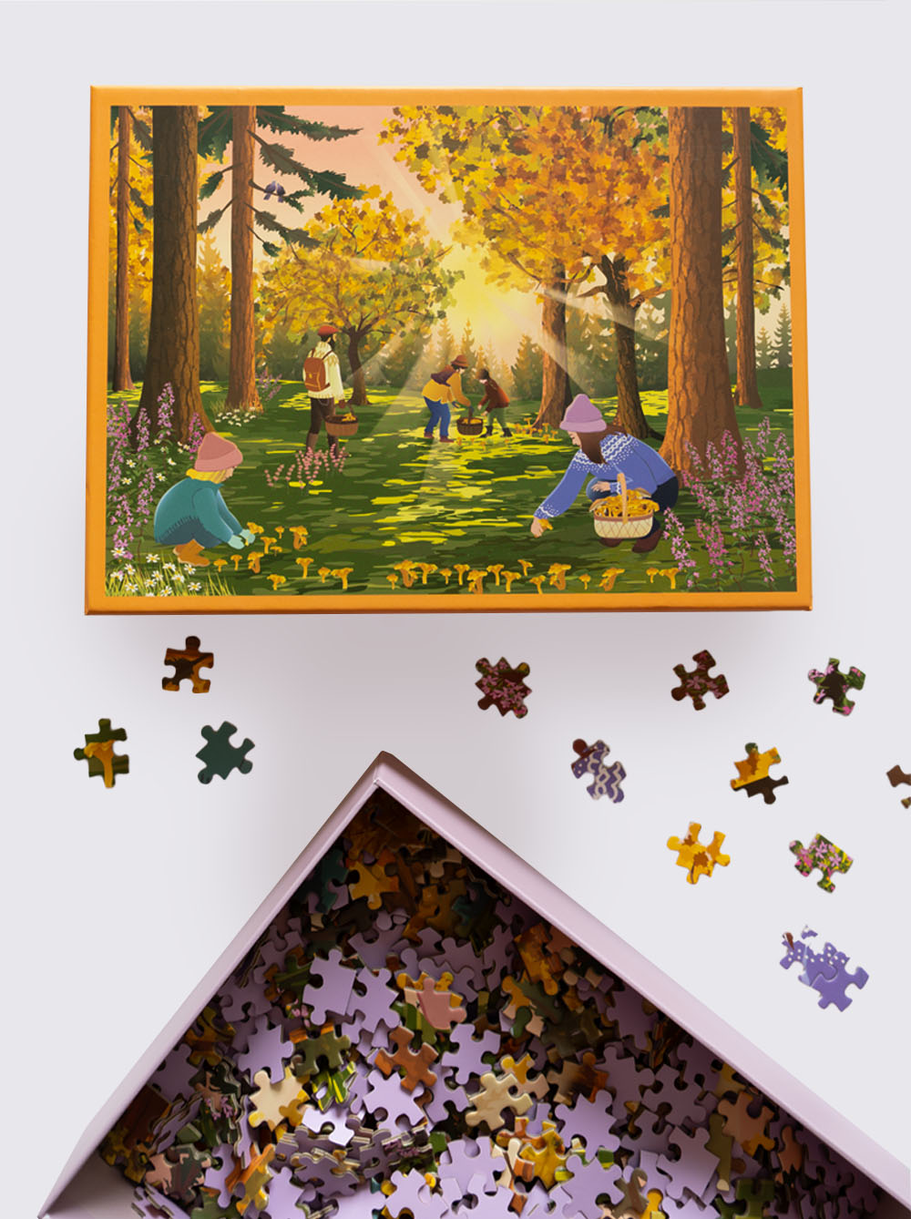 Vissevasse Puzzel Forest treasures