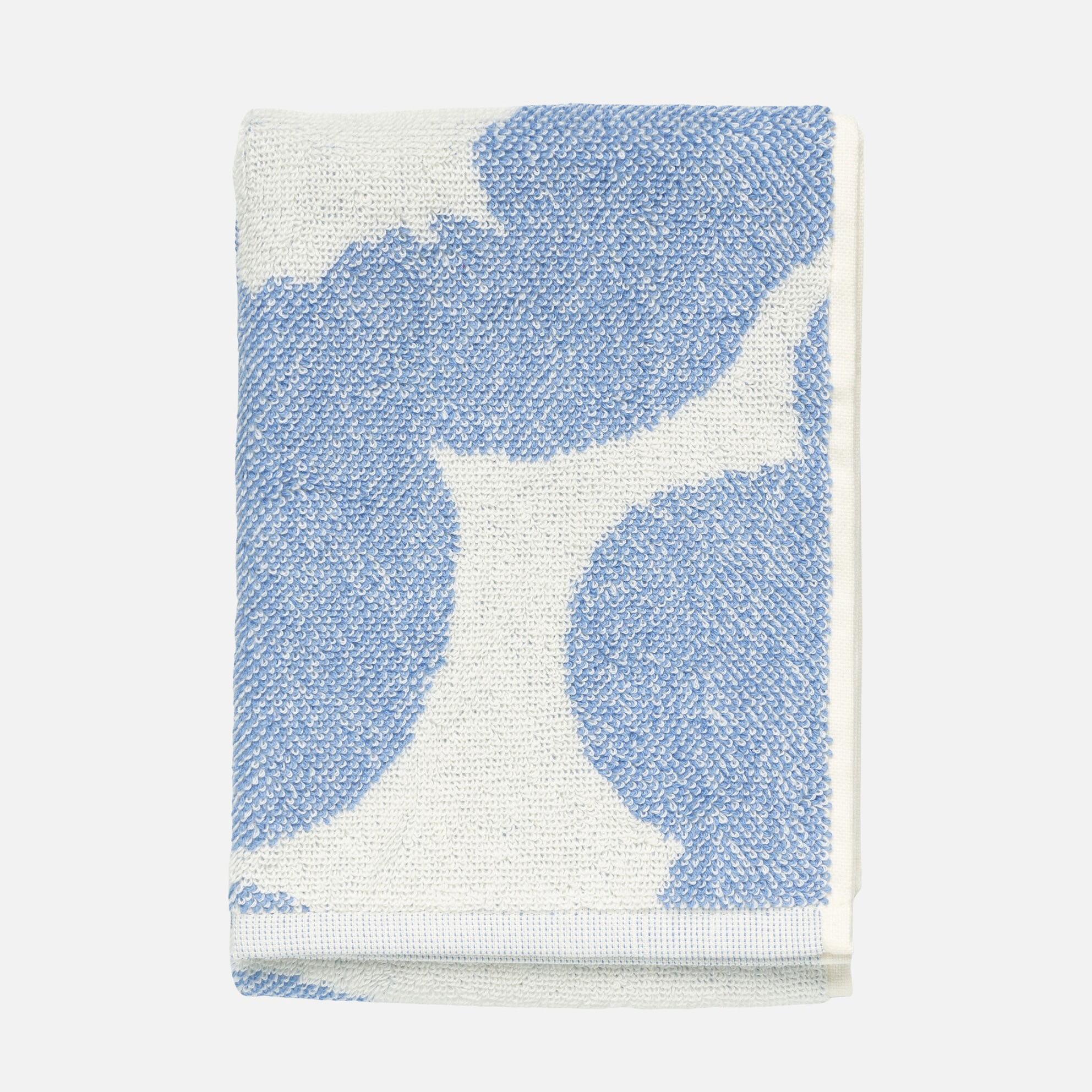 Marimekko Unikko Guest Towel Blue 30 x 50 cm