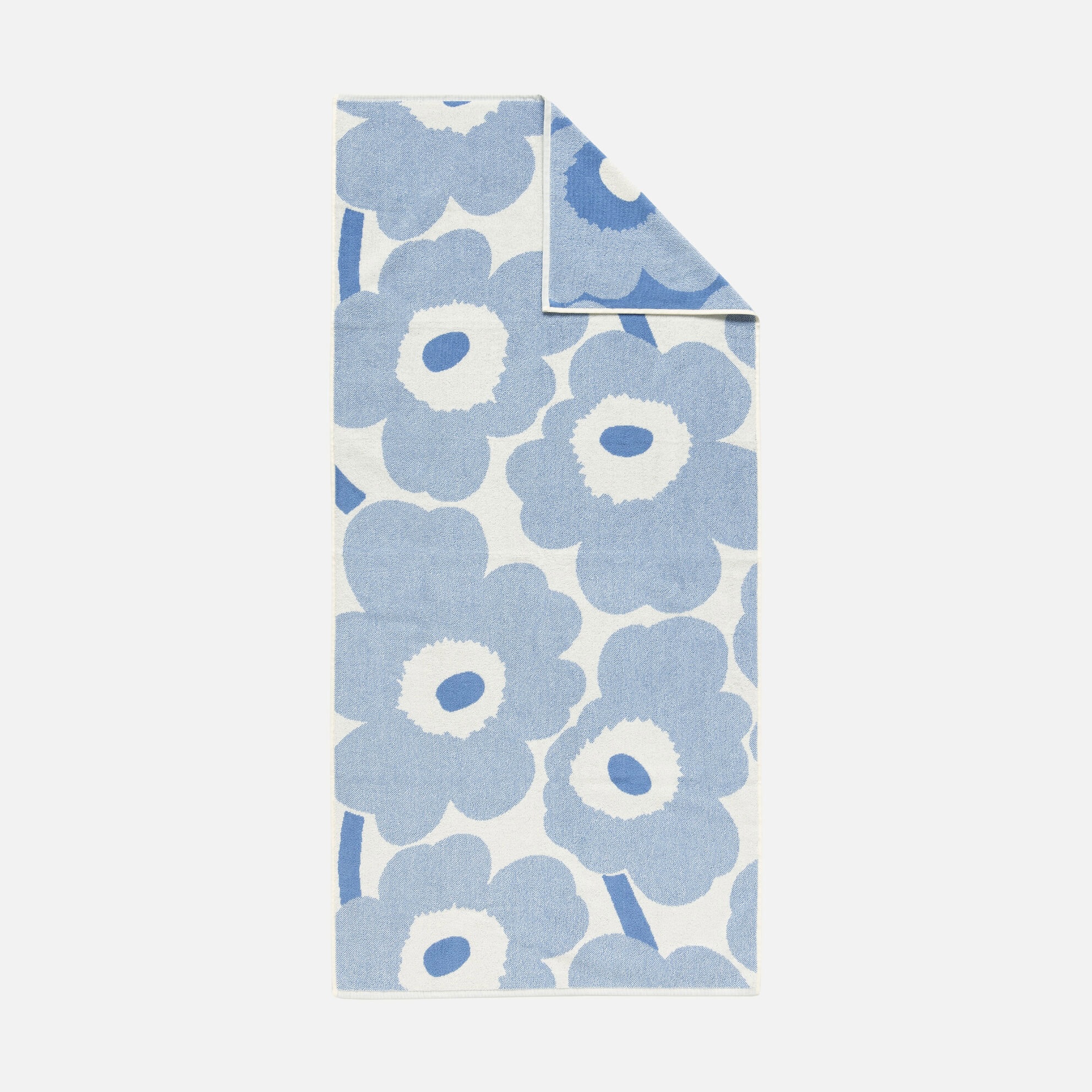 Marimekko Unikko Blue Bath Towel 70 x 150 cm