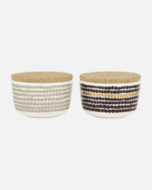 Marimekko Siirtolapuutarha Bowl with Lid S/2 2,5 dl