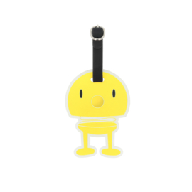 Hoptimist kofferlabel Yellow