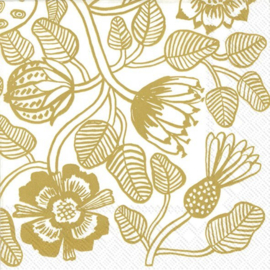 Marimekko Papieren servetten Tiara Gold small