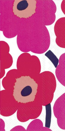 Marimekko Papieren servetten Unikko Red Buffet