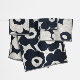 Marimekko Unikko Guest Towel Blue 30 x 50 cm