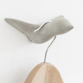 Formpoet Wandhaak Bird Lightgrey